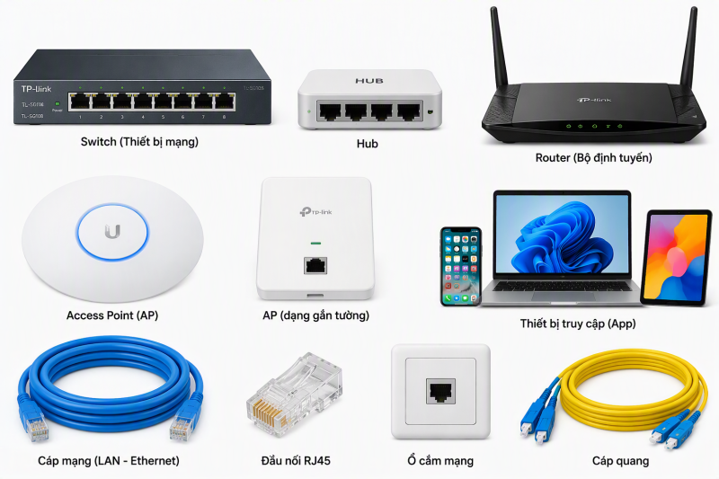 THIẾT BỊ MẠNG - INTERNET